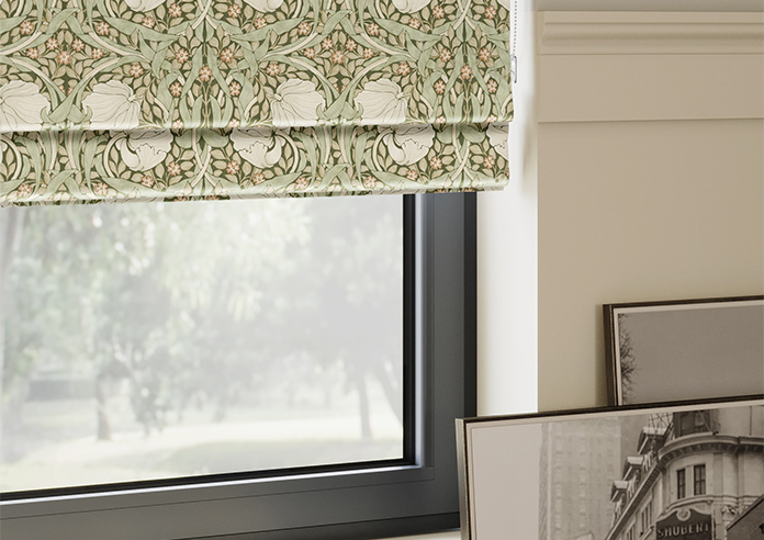 William Morris At Home Pimpernel, Nettle - Twist&Fit Roman Blind - Image 5